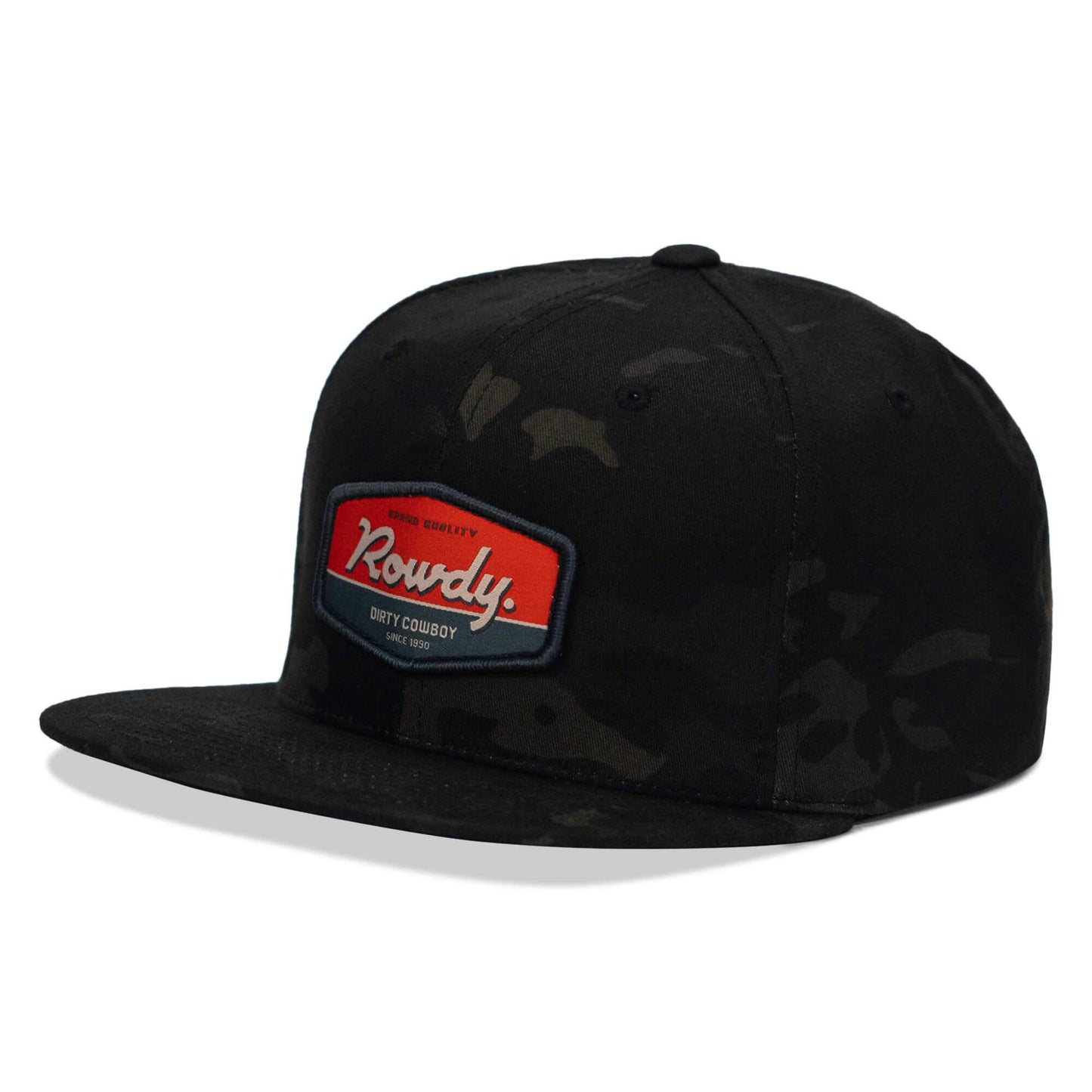 Rowdy. USA Dirty Cowboy Patch Flatbill Snapback - DIRTY COWBOY USA - Flyclothing LLC