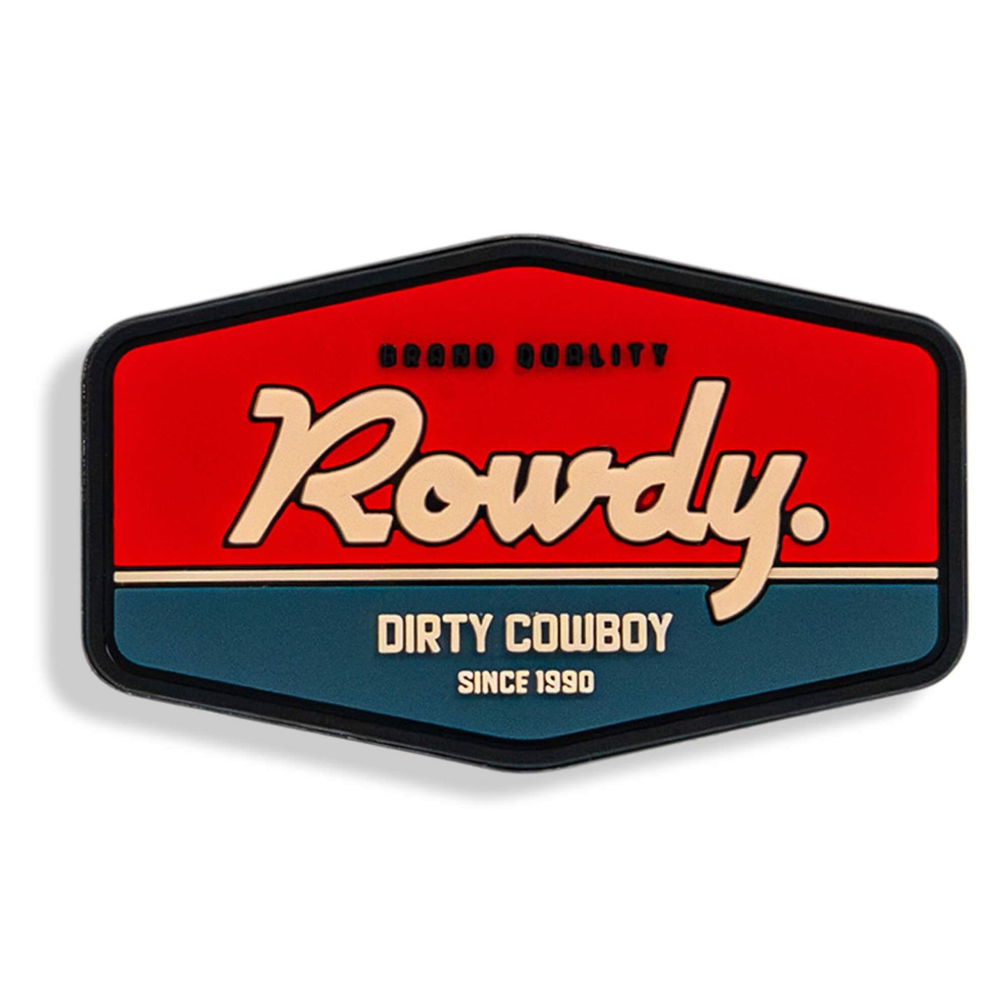 Rowdy USA PVC Velcro Patch - DIRTY COWBOY USA - Flyclothing LLC