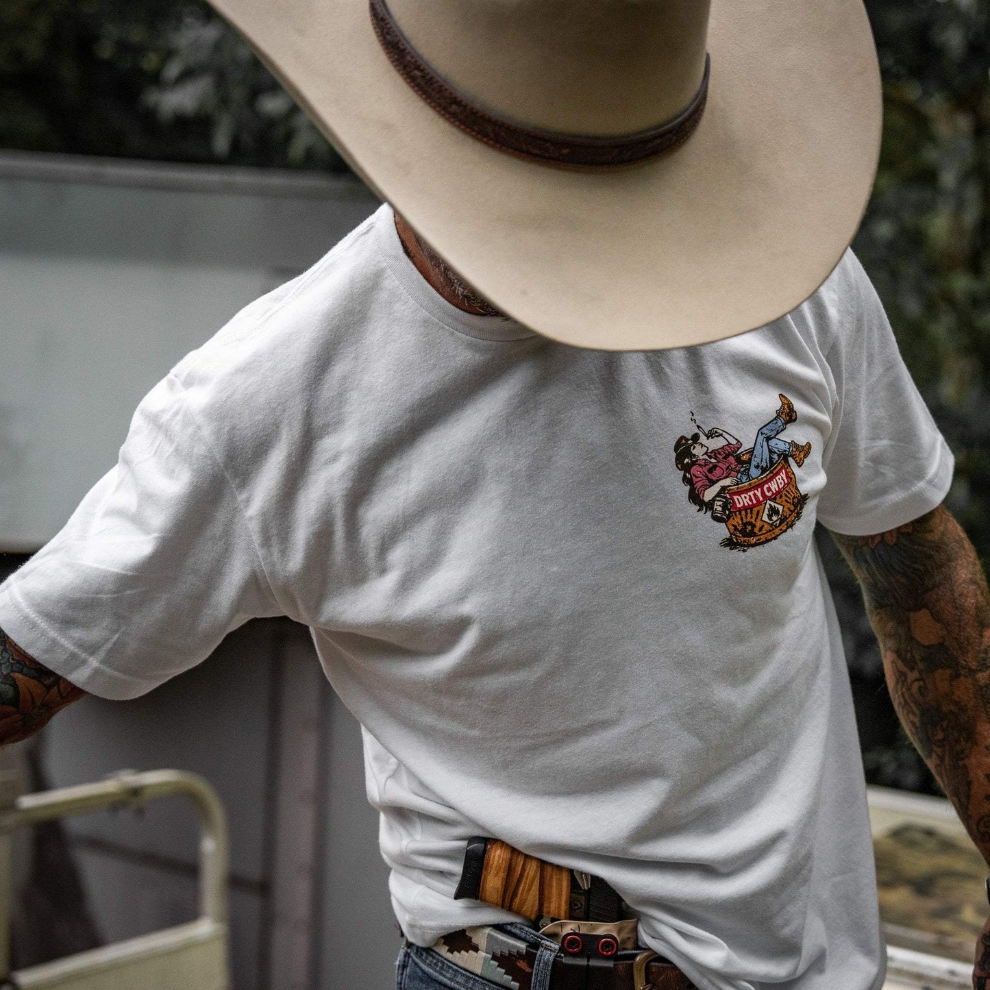 Rowdy Women Welcomed Men's T-Shirt - DIRTY COWBOY USA - Flyclothing LLC