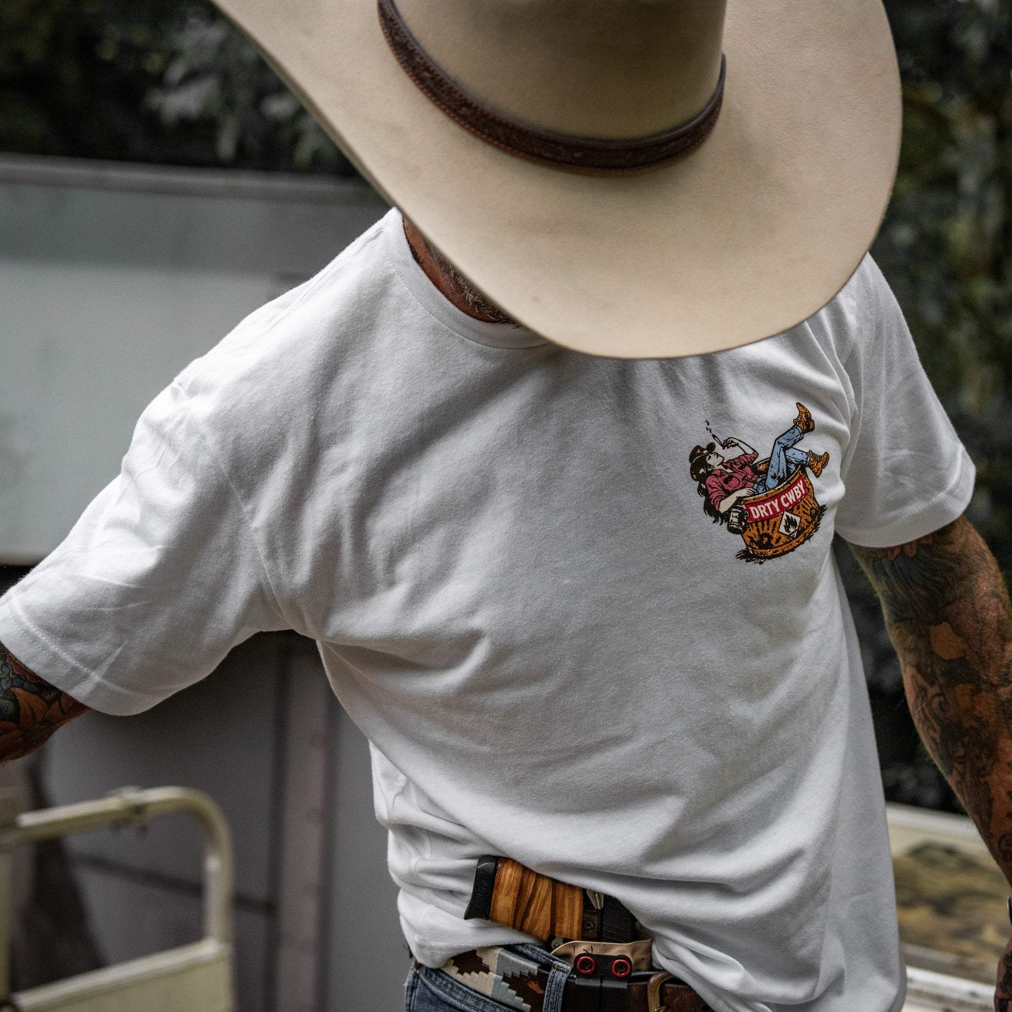 Rowdy Women Welcomed Men's T-Shirt - DIRTY COWBOY USA - Flyclothing LLC