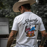 Rowdy Women Welcomed Men's T-Shirt - DIRTY COWBOY USA - Flyclothing LLC