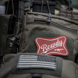 Rowdy PVC Velcro Patch - DIRTY COWBOY USA - Flyclothing LLC