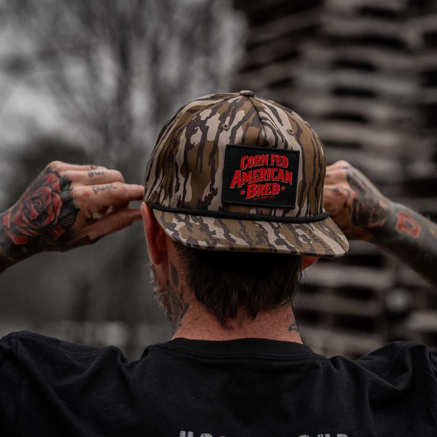 Corn Fed. American Bred. Patch Flatbill Snapback - DIRTY COWBOY USA - Flyclothing LLC