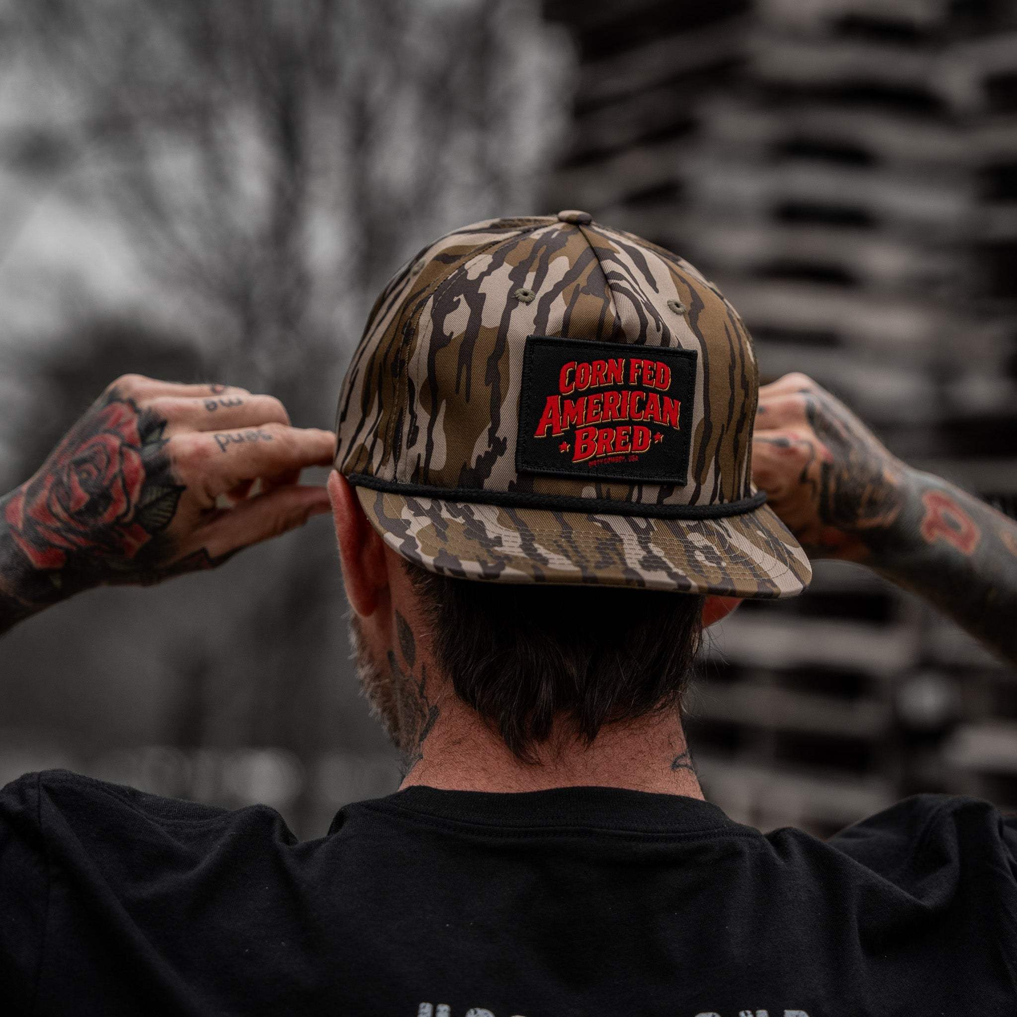 Corn Fed. American Bred. Patch Flatbill Snapback - DIRTY COWBOY USA - Flyclothing LLC