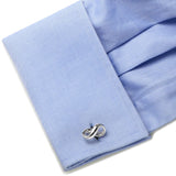 Sterling Silver Infinity Symbol Cufflinks - Cufflinks.com - Flyclothing LLC