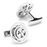 Sterling Silver Cyclist Cufflinks - Cufflinks.com - Flyclothing LLC