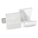 Personalized Wedding Day Engravable Square Cufflinks - Cufflinks.com - Flyclothing LLC