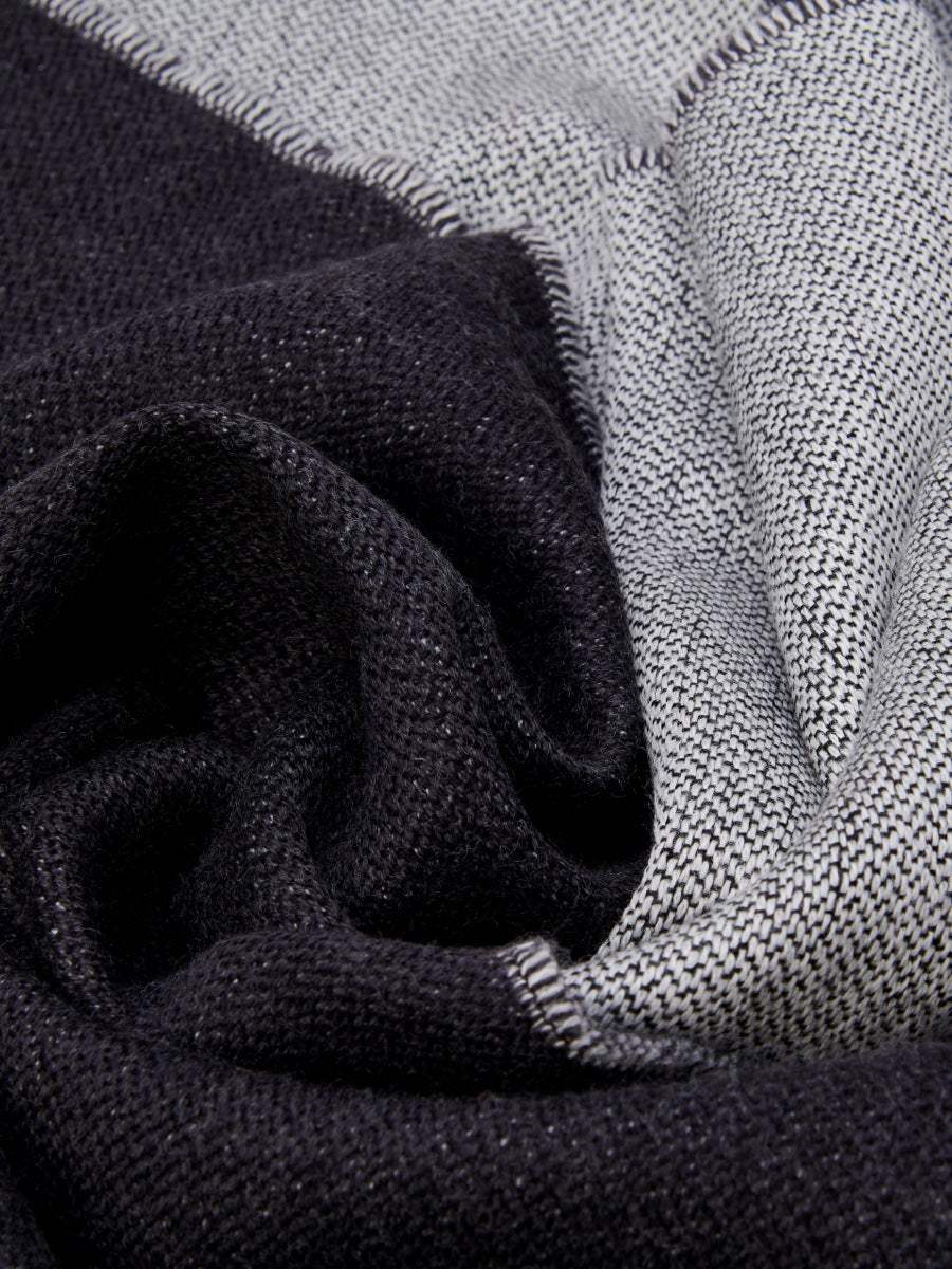 Romeo (blue/grey) - Italian warm and soft scarf made from 100% wool - Leather Gloves Online - Flyclothing LLC