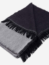 Romeo (blue/grey) - Italian warm and soft scarf made from 100% wool - Leather Gloves Online - Flyclothing LLC