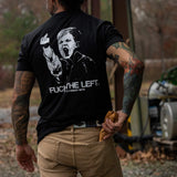 F*ck The Left Men's T-Shirt - DIRTY COWBOY USA - Flyclothing LLC