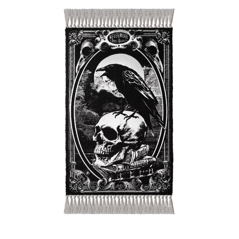 The Vault Poe's Raven Rug - Alchemy Gothic