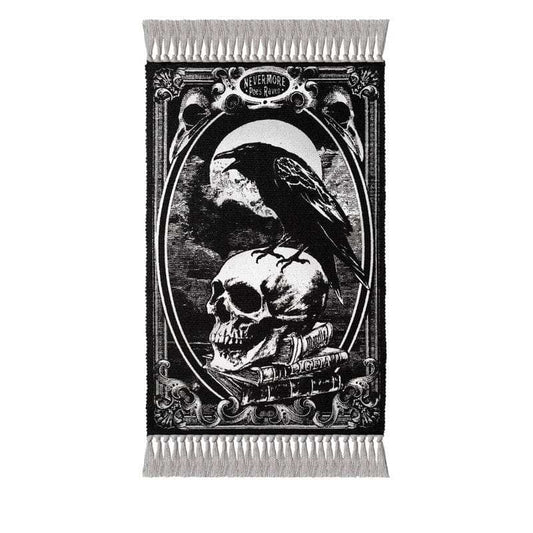 The Vault Poe's Raven Rug - Alchemy Gothic - Flyclothing LLC