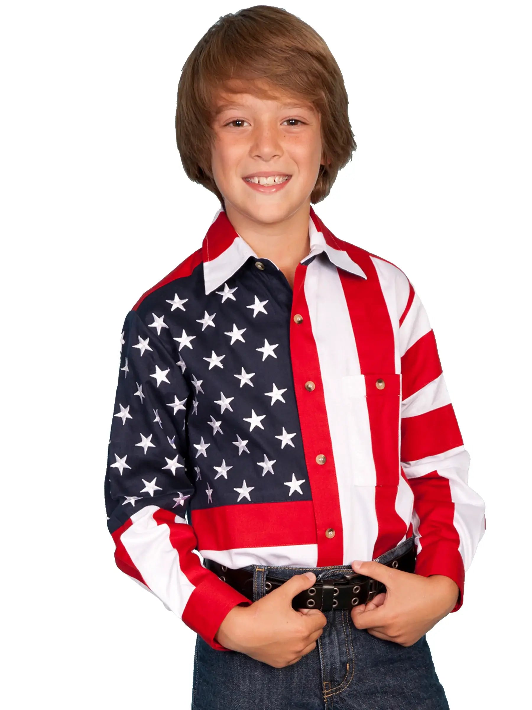 Scully 100% Cotton Kids Shirt - Scully Leather - Flyclothing LLC