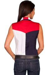 Scully 100% Cotton Red White & Blue Shirt - Scully Leather - Flyclothing LLC