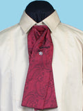 Scully Leather Red Paisley Gentlemen's Tie