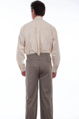 Scully Leather Brown Herringbone Pant - RW341X-BRN - Scully Leather - Flyclothing LLC