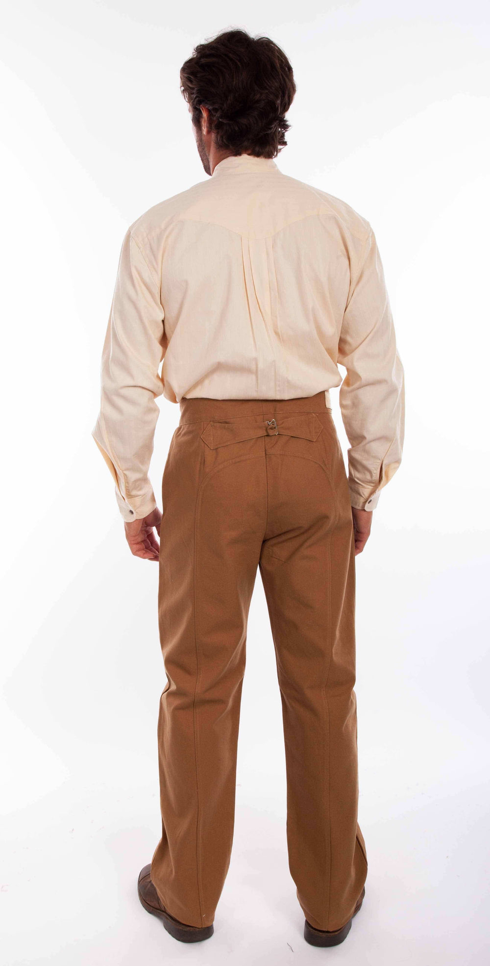 Scully Leather rangewear brown saddle seat pant - Scully Leather - Flyclothing LLC