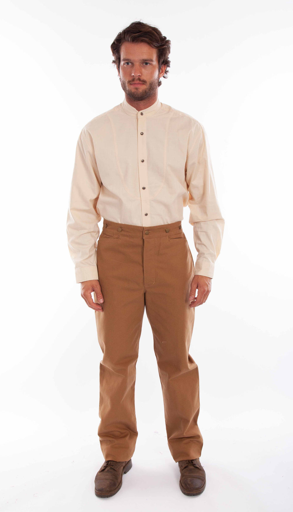 Scully Leather rangewear brown saddle seat pant - Scully Leather