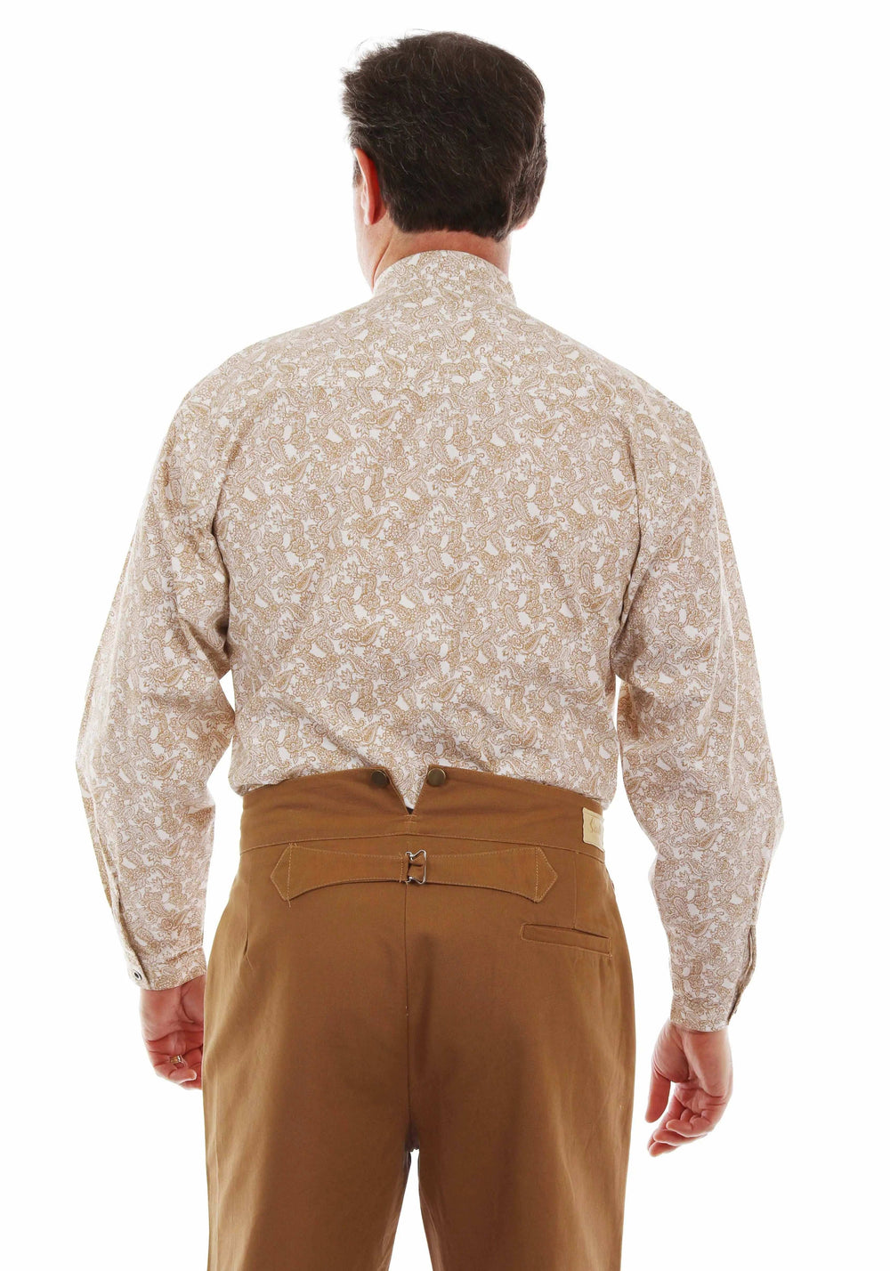 Scully Leather Ivory Paisley Shirt - Scully Leather - Flyclothing LLC