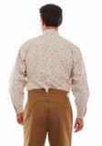 Scully Leather Ivory Paisley Shirt - Scully Leather