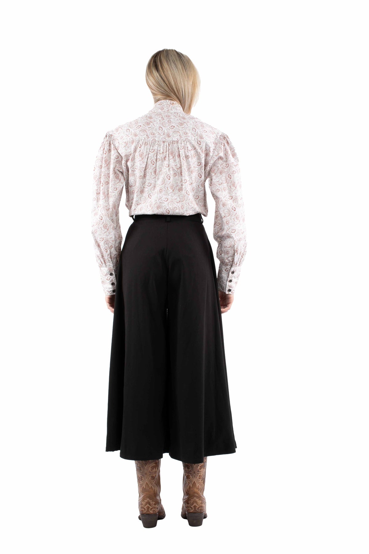 Scully White Floral Print Blouse