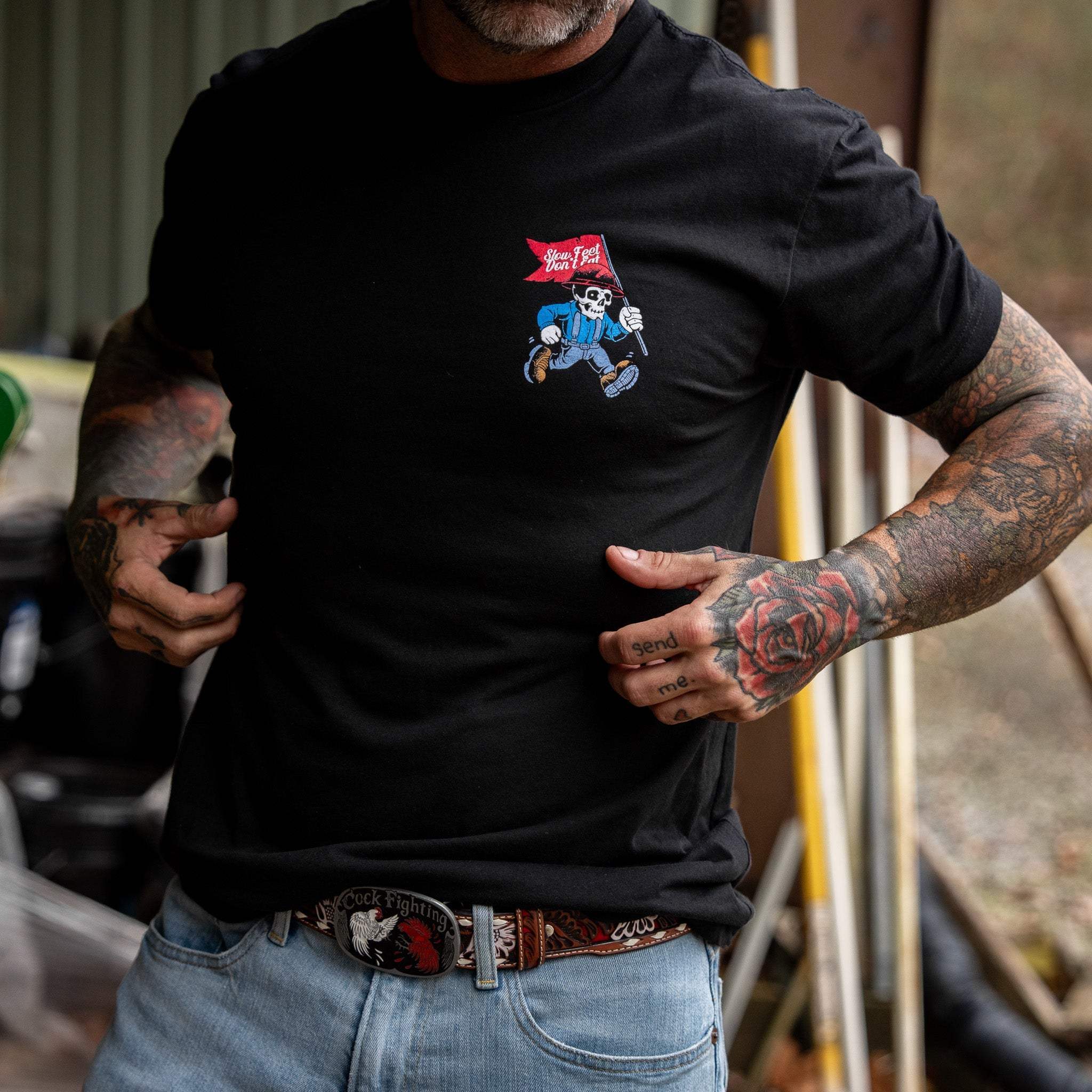 Can't Fake Work Ethic Men's T-Shirt - DIRTY COWBOY USA - Flyclothing LLC