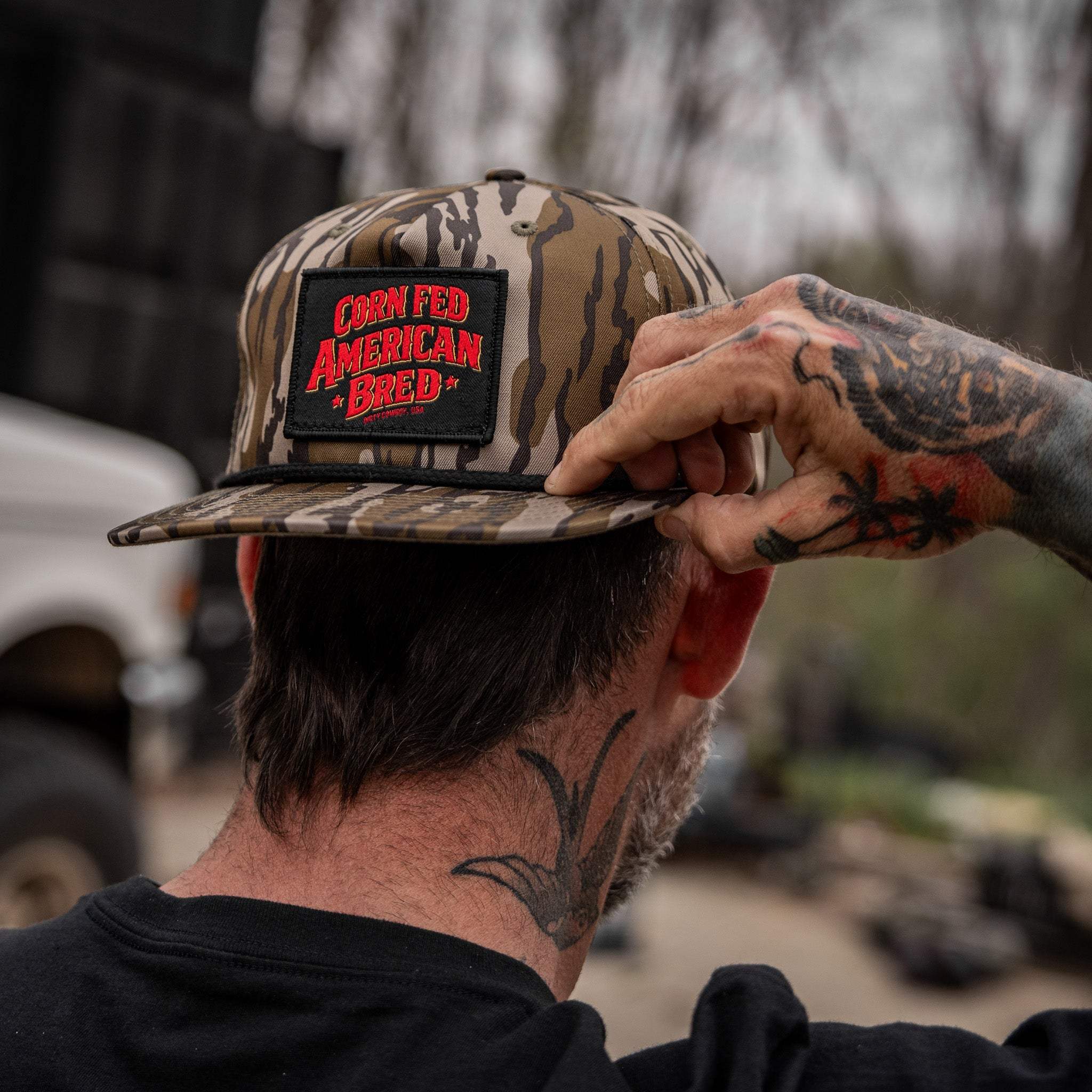 Corn Fed. American Bred. Patch Flatbill Snapback - DIRTY COWBOY USA - Flyclothing LLC