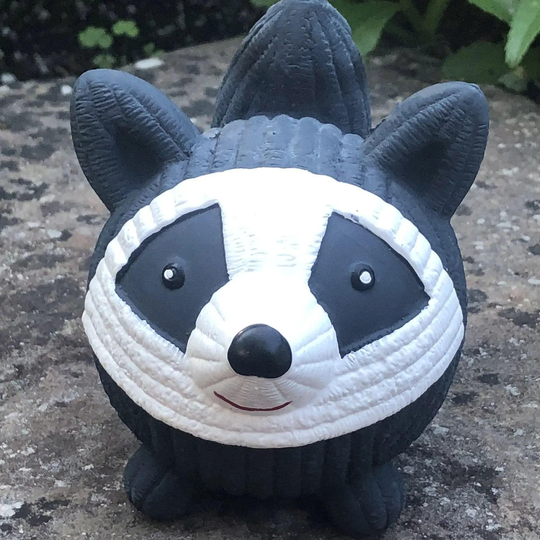 Reggie Raccoon Ruff-Tex® Latex Ball Dog Toy, Large - HuggleHounds - Flyclothing LLC