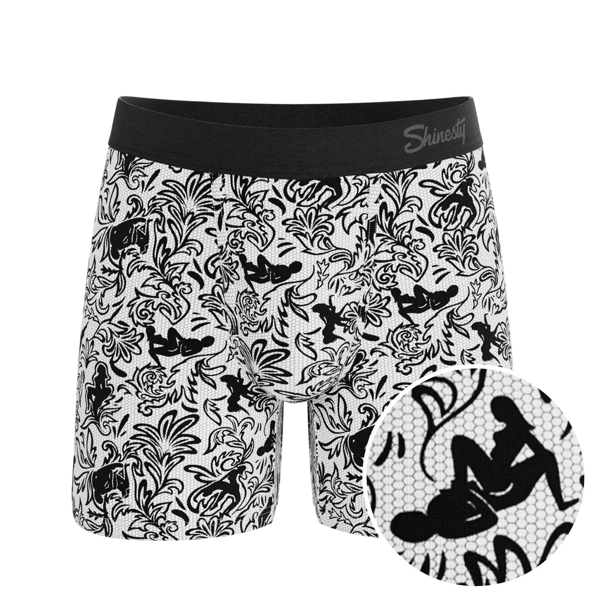 The Racy & Lacy | Provocative Lace Print Ball Hammock® Pouch Underwear - Shinesty - Flyclothing LLC