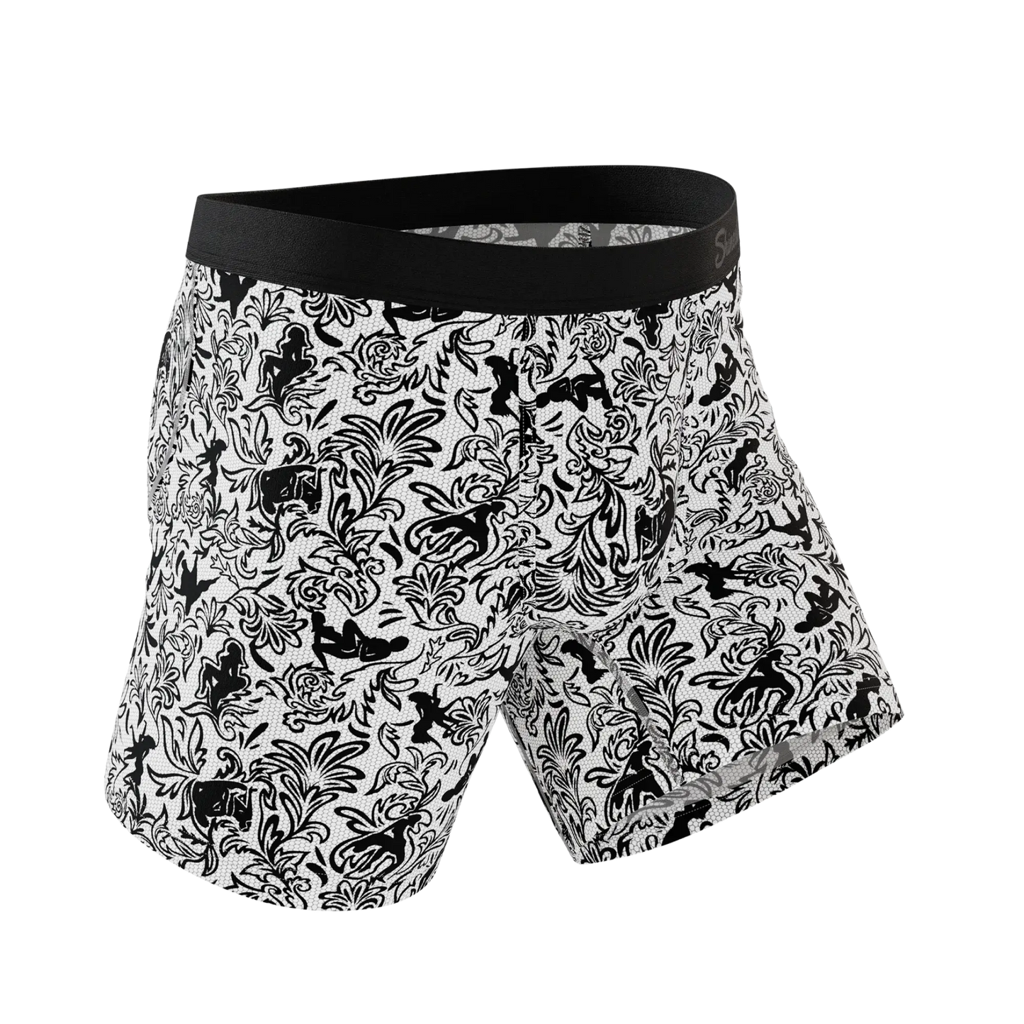 The Racy & Lacy | Provocative Lace Print Ball Hammock® Pouch Underwear - Shinesty - Flyclothing LLC