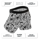 The Racy & Lacy | Provocative Lace Print Ball Hammock® Pouch Underwear With Fly - Shinesty - Flyclothing LLC