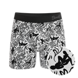 The Racy & Lacy | Provocative Lace Print Ball Hammock® Pouch Underwear With Fly - Shinesty - Flyclothing LLC