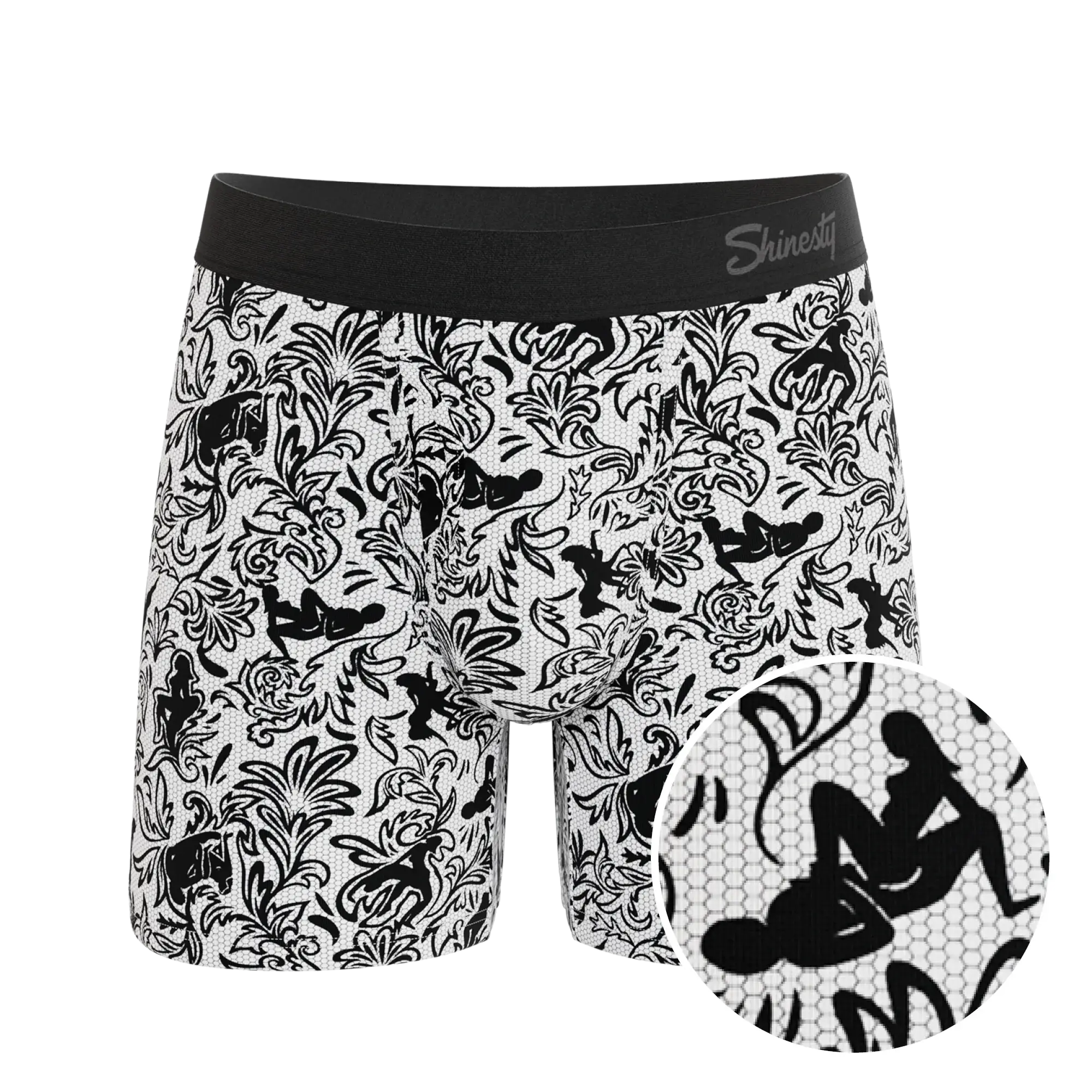 The Racy & Lacy | Provocative Lace Print Ball Hammock® Pouch Underwear With Fly - Shinesty - Flyclothing LLC