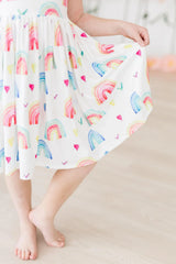 Radiant Rainbows Tank Twirl Dress - Mila & Rose ® - Flyclothing LLC