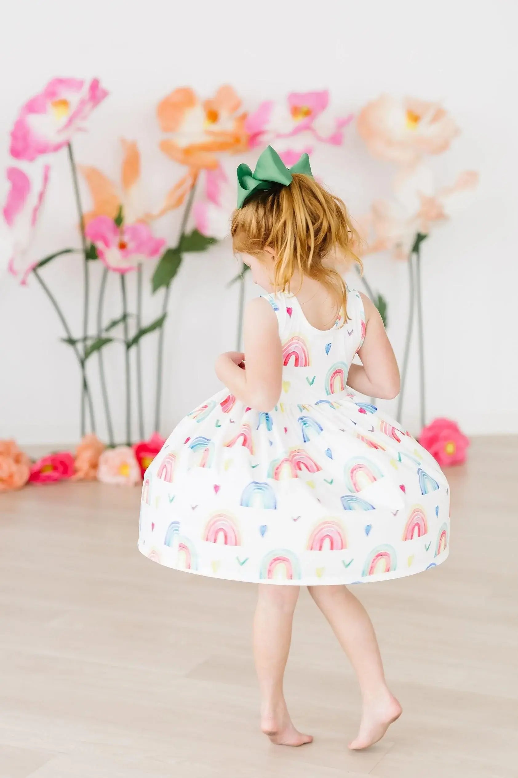 Radiant Rainbows Tank Twirl Dress - Mila & Rose ® - Flyclothing LLC