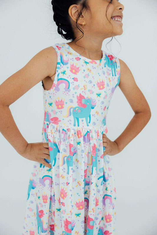 Rainbow Meadows Tank Twirl Dress - Mila & Rose ® - Flyclothing LLC