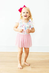 Rainbow Vibes S/S Twirl Leotard - Mila & Rose ® - Flyclothing LLC