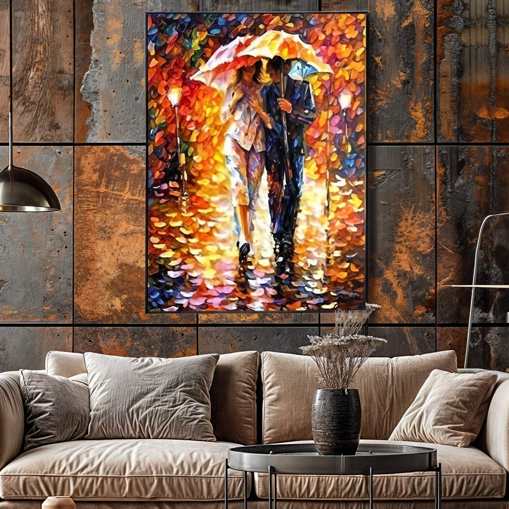 Canvas Print: "Rainy Romance" - Tailored Canvases - Flyclothing LLC