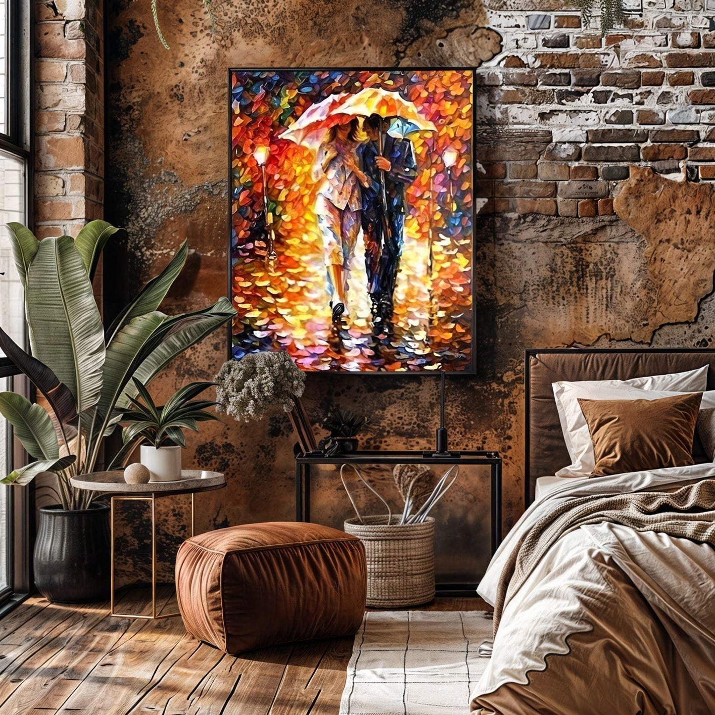 Canvas Print: "Rainy Romance" - Tailored Canvases - Flyclothing LLC