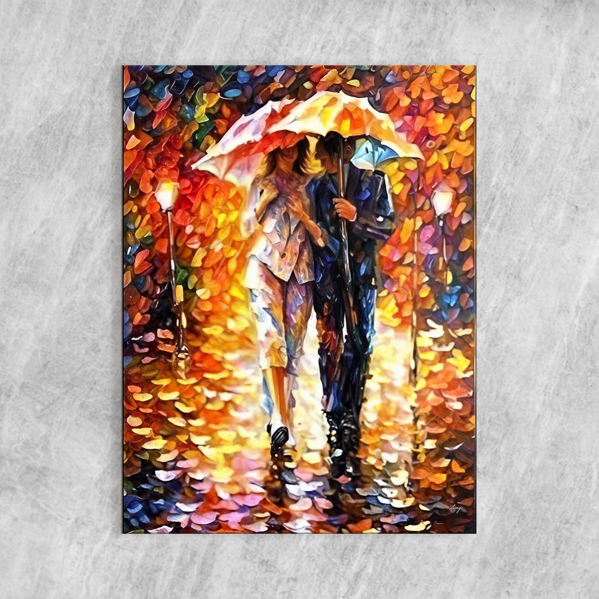 Canvas Print: "Rainy Romance" - Tailored Canvases - Flyclothing LLC