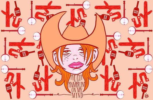 Black Market Art Company Ramblin&#8217; On My Mind Print - Black Market Art Company - Flyclothing LLC