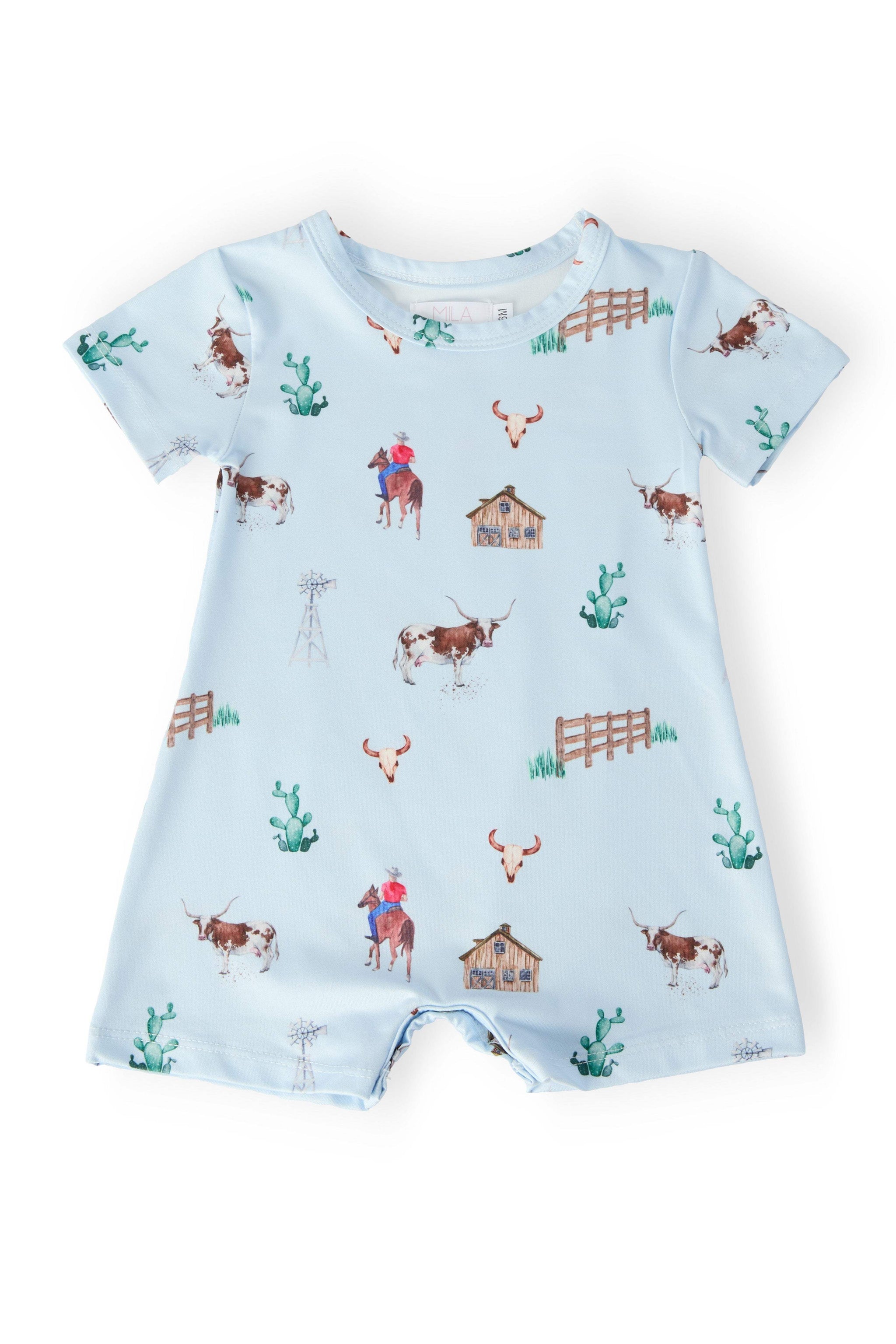 Ranch Hand S/S Shorty One-Piece - Mila & Rose ® - Flyclothing LLC