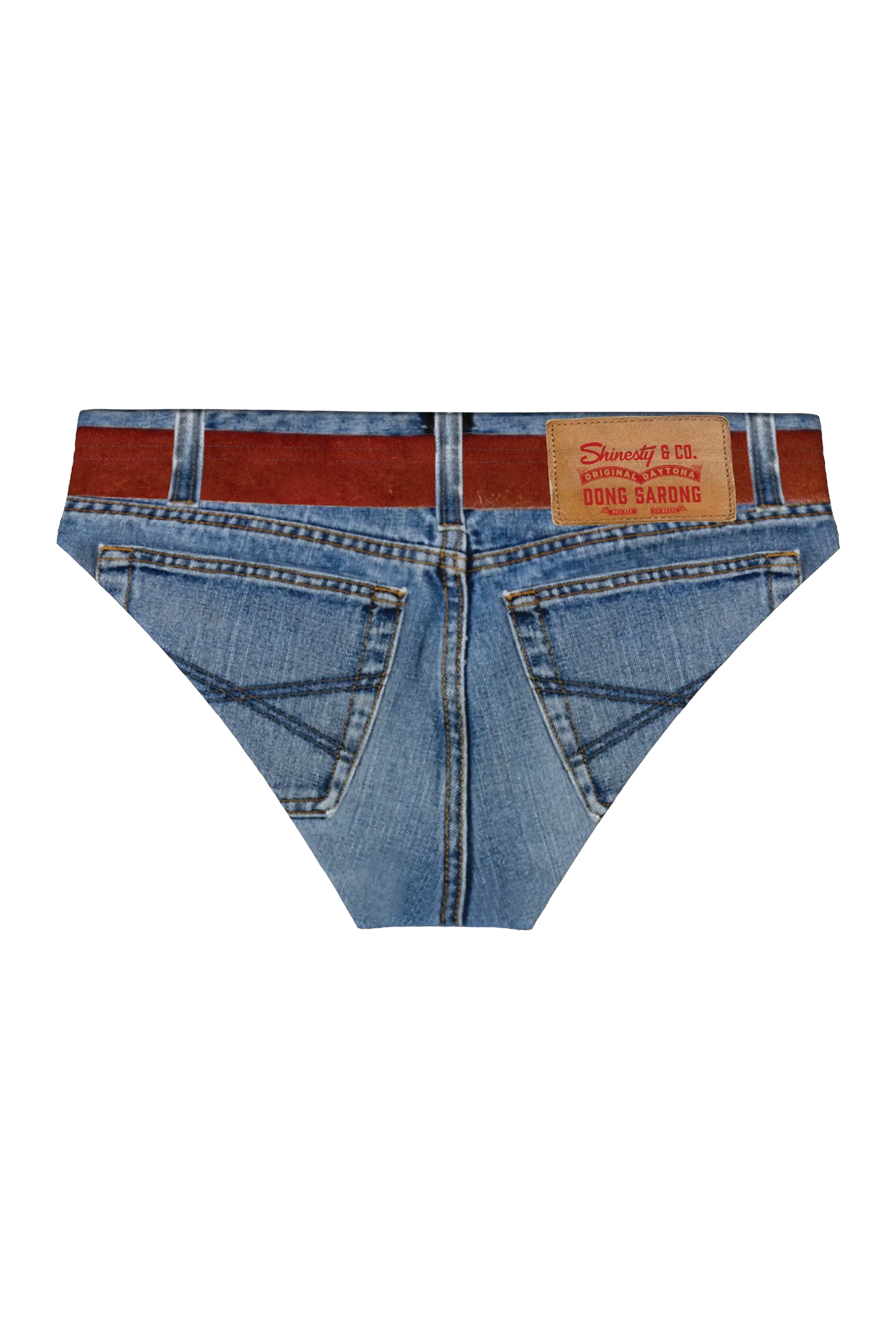 The Ranch Hand | Western Denim Ball Hammock® Pouch Swim Briefs - Shinesty - Flyclothing LLC
