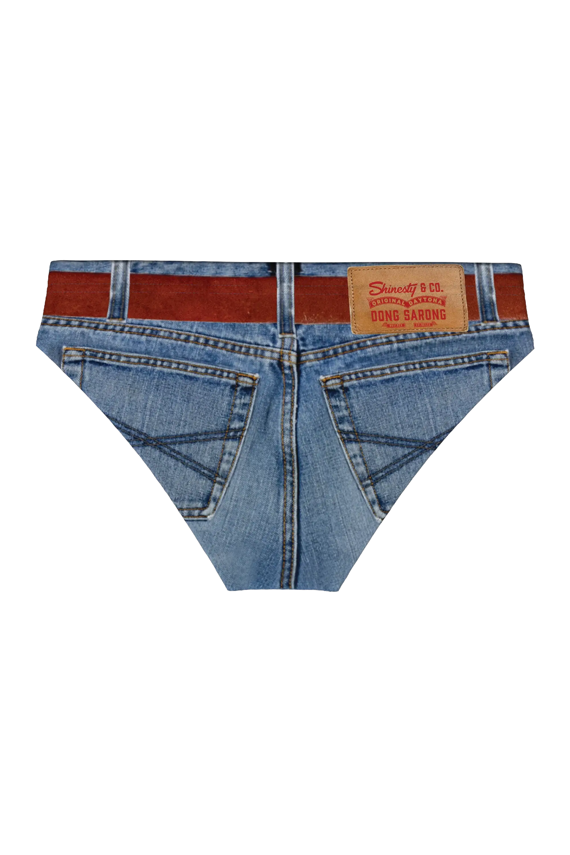 The Ranch Hand | Western Denim Ball Hammock® Pouch Swim Briefs - Shinesty - Flyclothing LLC