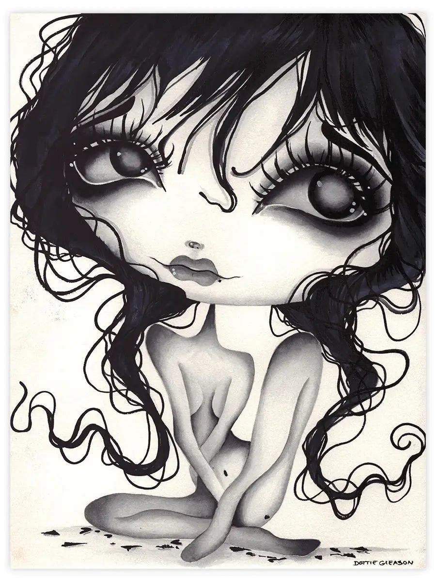 Black Market Art Company Dotties Raven Print - Black Market Art Company - Flyclothing LLC