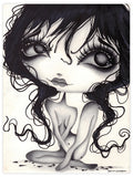 Black Market Art Company Dotties Raven Print