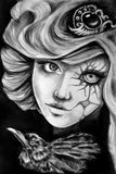 Black Market Art Company Ravens Mistress Print