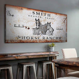 Rustic Horse Ranch Sign - Tailored Canvases - Flyclothing LLC