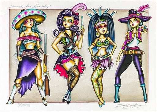 Black Market Art Company Reach For The Sky Print - Black Market Art Company - Flyclothing LLC