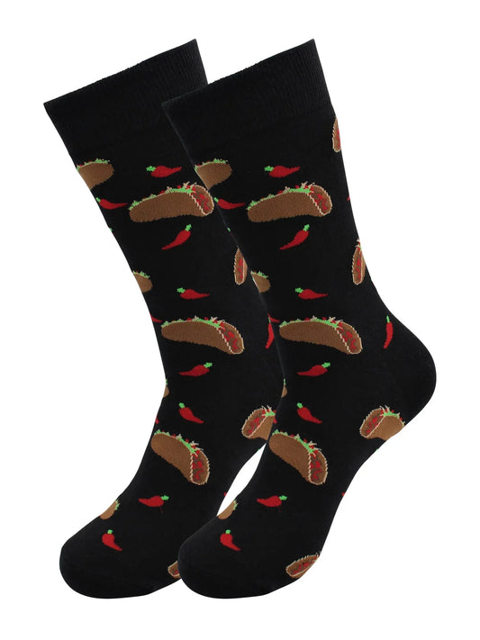Chili Tacos Socks - Comfy Cotton for Men & Women - Real Sic - Flyclothing LLC